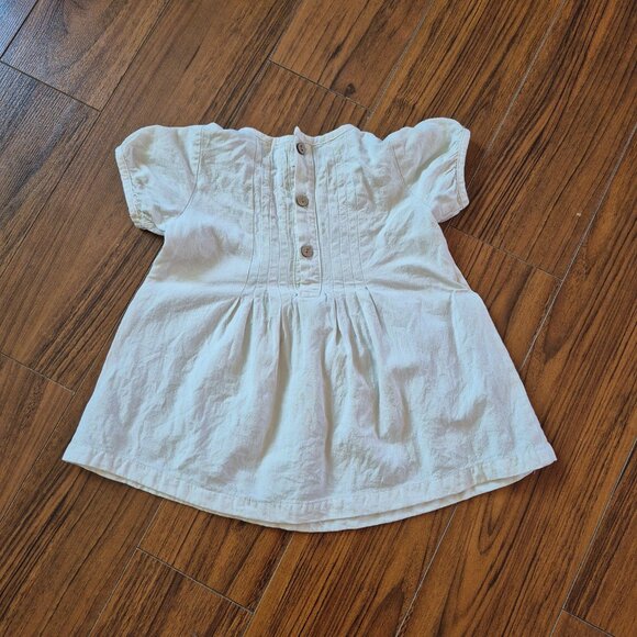 Little Girls Size 2T Ira Loves Mae Linen Smock Dress/Shirt - Picture 2 of 6